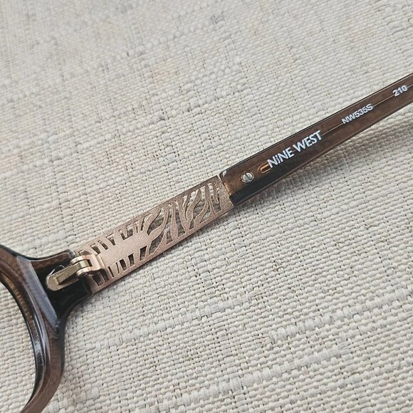 Nine West Women Eyeglasses Frame Brown NW535S 53[]17 135 Glasses Eyewear - Picture 10 of 12